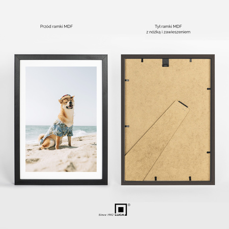 Czarna ramka na zdjęcia FDM M2 21x30 cm