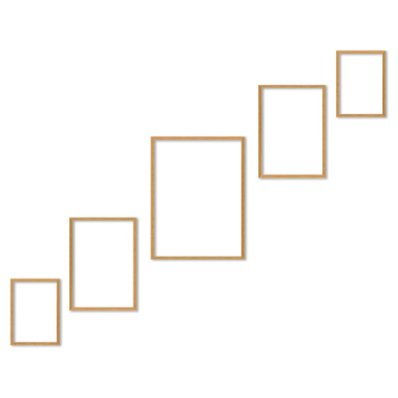 Zestaw ramek PINIA 00 GF0031 R- galeria ramek na 5 zdjęć