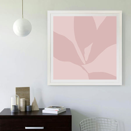 Biała ramka na zdjęcia HEN 1 50x50 cm