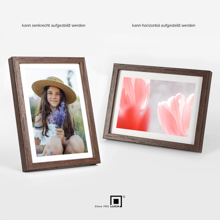 Brązowa ramka na zdjęcie FDM M6 15x20 cm