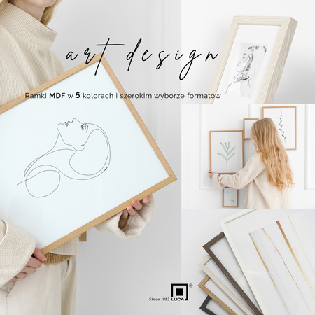 Pakiet 3 szt. czarnych ramek na zdjęcia FDM M2 40x50 cm