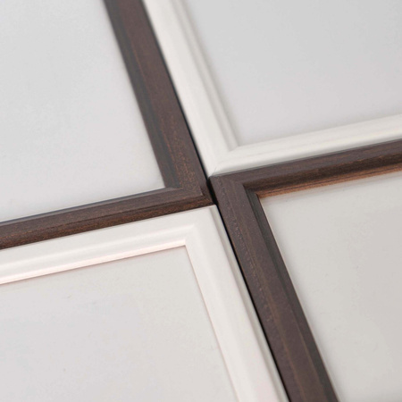 Biała ramka drewniana na zdjęcia DRWA 1 25x38 cm