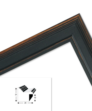 Ramka drewniana na zdjęcia DRL Z 4 10x15 cm