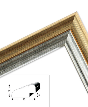 Ramka drewniana na zdjęcia DRL S 80 13x18 cm