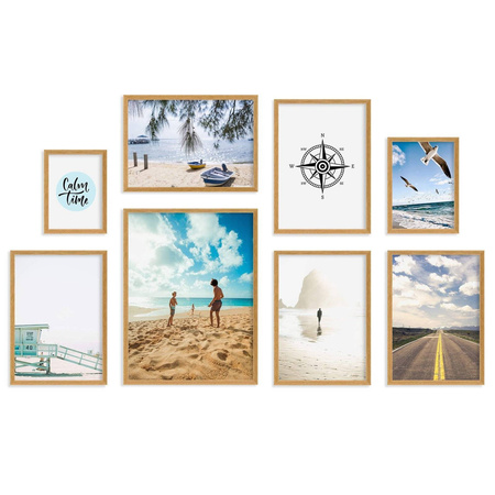 Zestaw ramek kolor dębu - galeria Pinia 00 GF0009