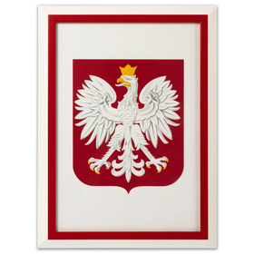 Ramka drewniana FLAGA 21x30 cm