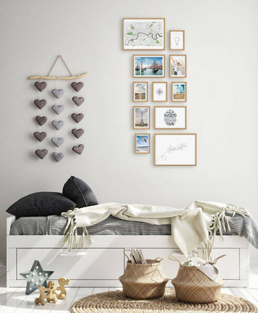 Zestaw dębowych ramek galeria PINIA 00 GF0005