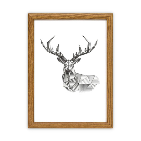 Zestaw ramek na 4 zdjęcia kolor dąb HIT 33 GF0008