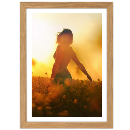 Ramka drewniana kolor dąb PINIA 00 15x21 cm