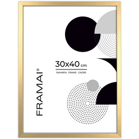 Złota  ramka na zdjęcie LUX Z 30x40 cm