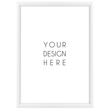 Biała ramka drewniana na zdjęcia EKO 1 24x30 cm