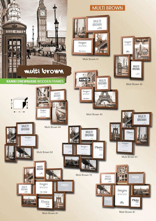 Multirama MULTI BROWN 43 ramka na zdjęcia