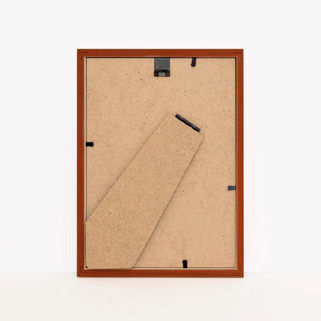 Pakiet 5 szt. ramek drewnianych na zdjęcia kolor mahoń DRWA 5 15x21 cm