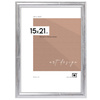 Srebrna ramka drewniana na zdjęcia EKO S2 15x21 cm