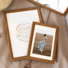 Pakiet 5 szt. ramek drewnianych na zdjęcia kolor dąb DRWA 3 10x15 cm
