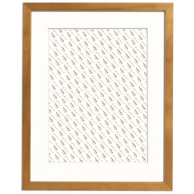 Brązowa ramka drewniana z Passe Partout AGA W 0N - 24x30 (18x24)