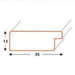 Ramka drewniana na zdjęcia DRL E 15 40x50 cm