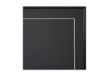 Czarna ramka na okładkę płyty winylowej o rozmiarze 40x40 cm