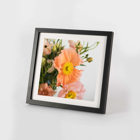 Czarna ramka na zdjęcia KEA 2 30x30 cm