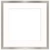Srebrna ramka na zdjęcia HEN PASS S 40x40 cm z passe partout (30x30 cm)