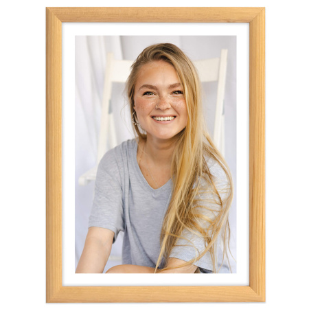 Naturalna ramka drewniana na zdjęcia EKO 0N 9x13 cm