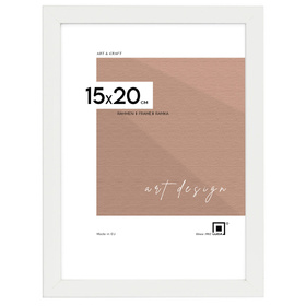 Biała ramka na zdjęcie FDM M1 15x20 cm