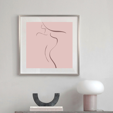 Srebrna ramka na zdjęcia KEA S 50x50 cm