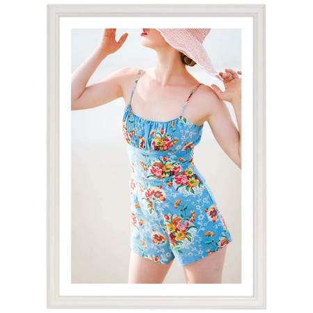 Biała ramka drewniana na zdjęcia DRWA 1 21x30 cm