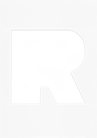 Passe Partout okienko w kształcie LITERKI "R"