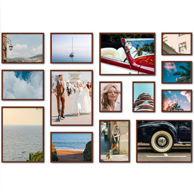 Zestaw brązowych ramek galeria Pinia 3 GF0001