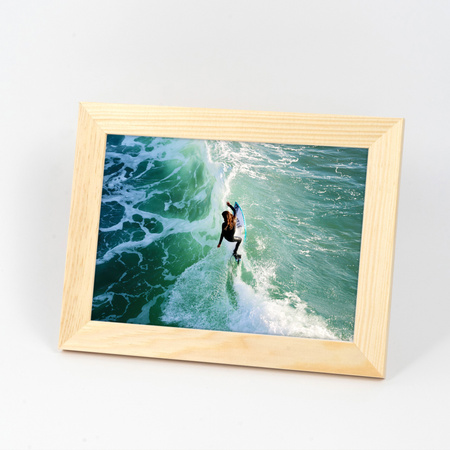 Pakiet 5 szt. ramek z drewna surowego RAW 13x18 cm