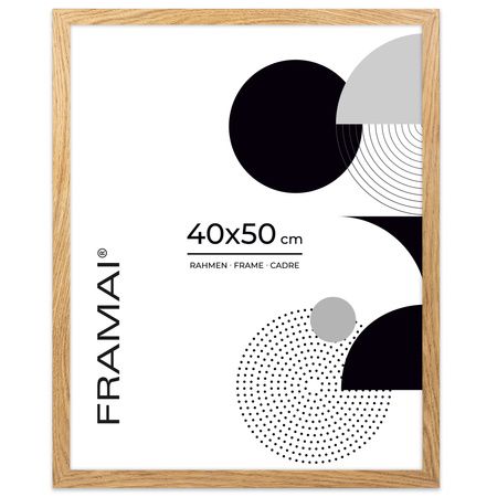 Ramka na zdjęcia kolor dąb naturalny HEN 01 40x50 cm