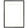 Czarna ramka na zdjęcia HEN PASS 2 60x80 cm z passe partout 60x80 (40x60)