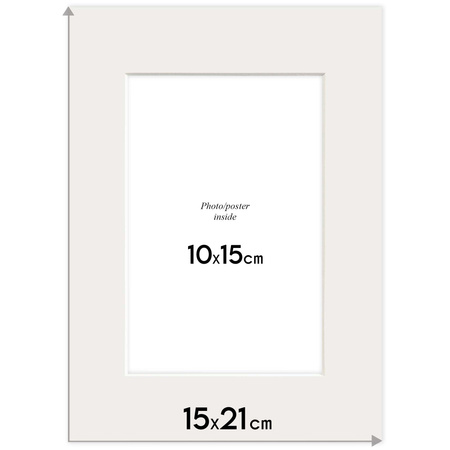 Pakiet 5 szt. Passe Partout 15x21 (10x15) CZARNY BLACK