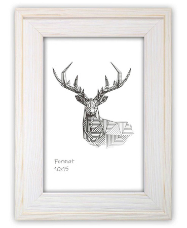 Ramka drewniana na zdjęcia DRL M 1S 10x15 cm