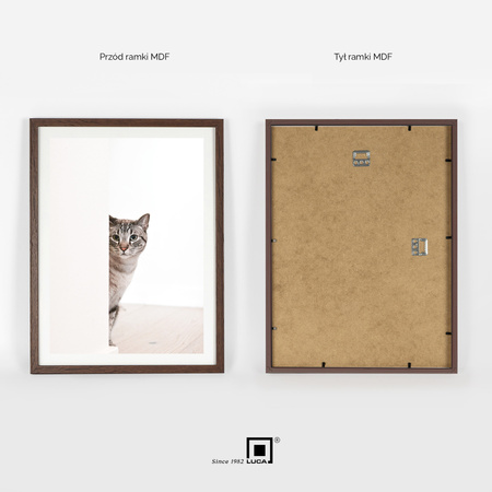 Pakiet 3 szt. brązowych ramek na zdjęcia FDM M6 30x40 cm