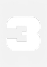 Passe Partout okienko w kształcie CYFERKI "3"