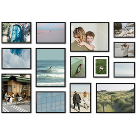 Zestaw czarnych ramek galeria Pinia 2 GF0001