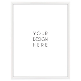 Biała ramka drewniana na zdjęcia EKO 1 25x38 cm