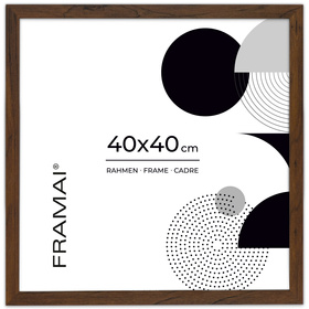 Brązowa ramka na zdjęcia HEN 4 40x40 cm