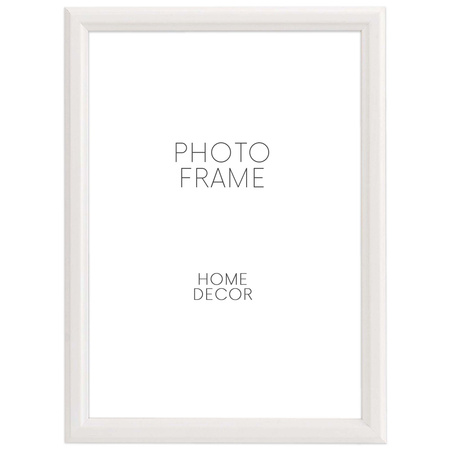 Biała ramka drewniana na zdjęcia DRWA 1 18x24 cm