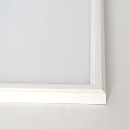 Biała ramka drewniana na zdjęcia DRWA 1 24x30 cm