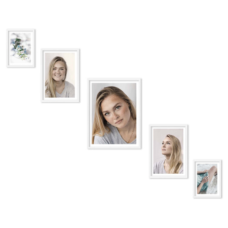 Zestaw ramek PINIA 1 GF0031 L- galeria ramek na 5 zdjęć