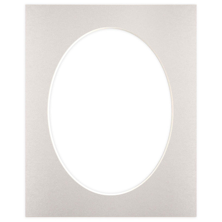 Passe partout 24x30 (18x24) OWAL SREBRNE SILVER