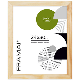 Ramka z drewna surowego na zdjęcia RAW 30x45 cm