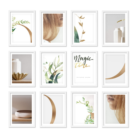 Zestaw ramek PINIA 1 GF0019 - galeria ramek na 12 zdjęć