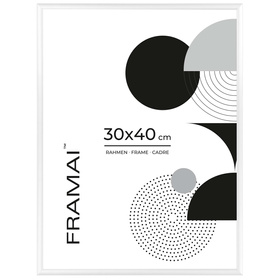 Biała ramka aluminiowa QAL 30x40 cm