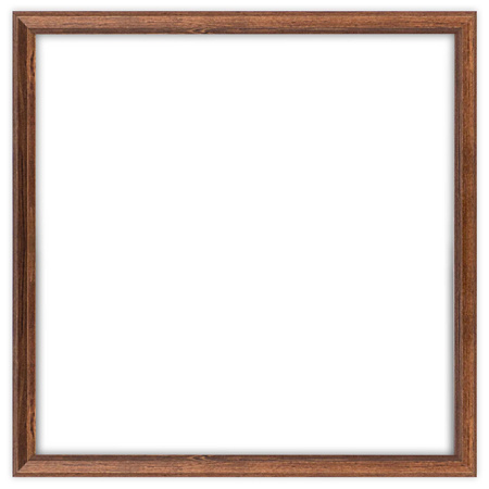 Brązowa ramka drewniana DRWA 4 25x25 cm