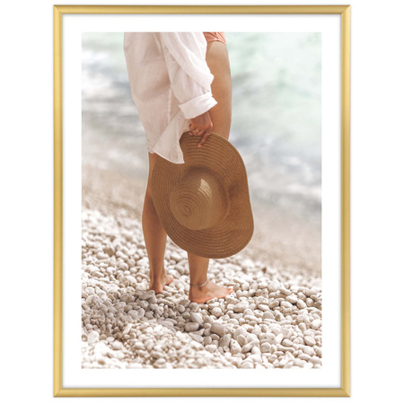 Złota ramka aluminiowa na zdjęcia Royall 30x40 cm