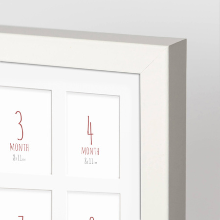 Ramka wspomnień „Mój pierwszy roczek” – kolaż pierwszych 12 miesięcy życia dziecka